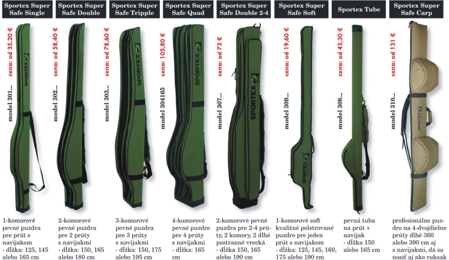 kvalitn SPORTEX pzdra na rybrske prty